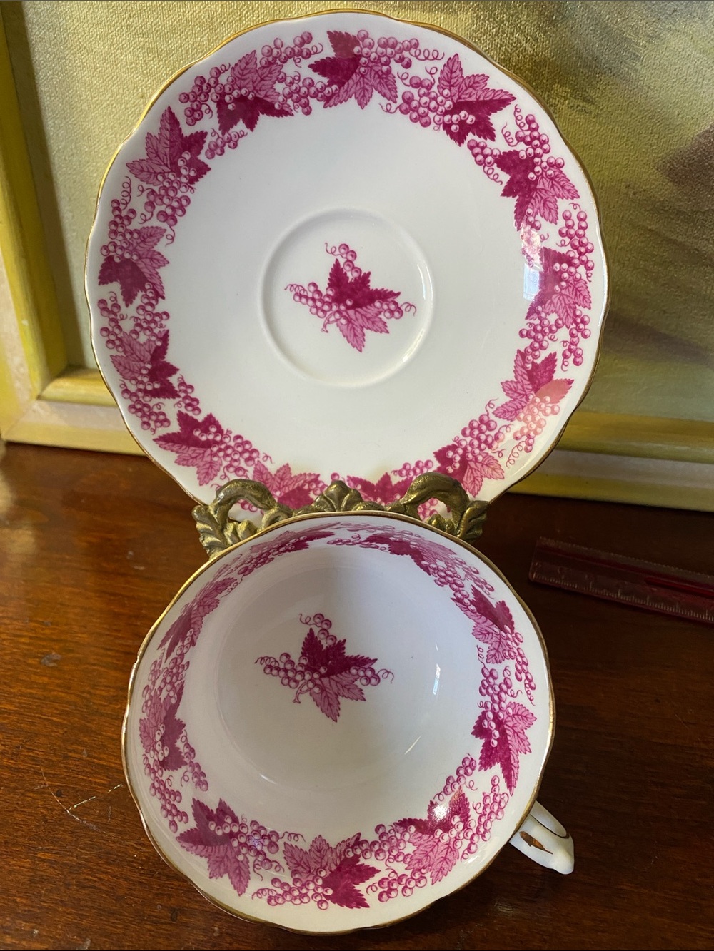 Grosvener China Tea Cup and Saucer.